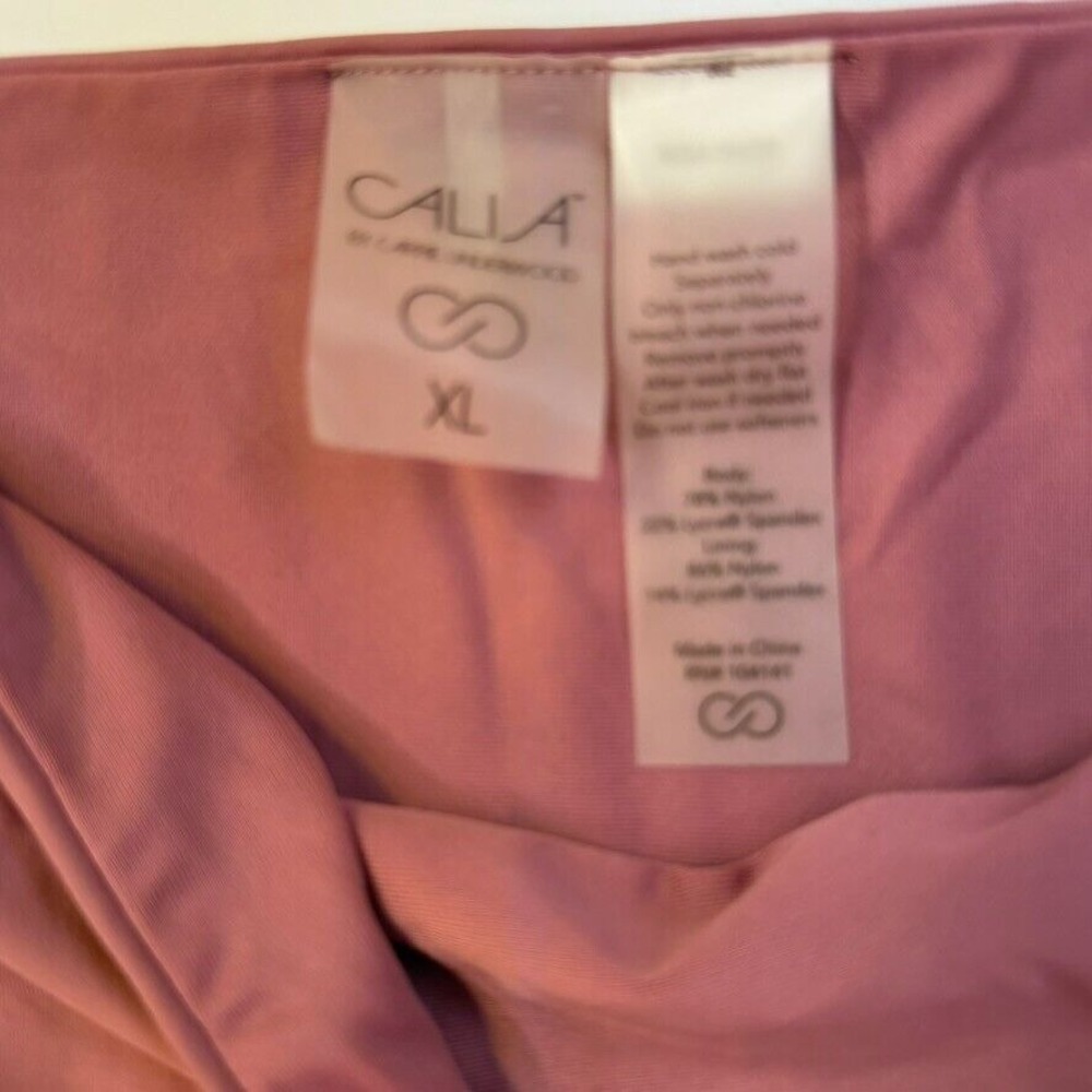 Calia Womens Double Side Elastic Bands Bikini Swim Bottoms - Size XL - Mesa Rose - Picture 4 of 4